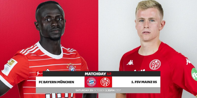 Kèo Tài Xỉu Trận Bayern Munich vs Mainz 05: Phân Tích và Dự Đoán 2 Bayern Munich vs Mainz 05